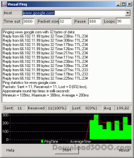 Visual Ping screenshot